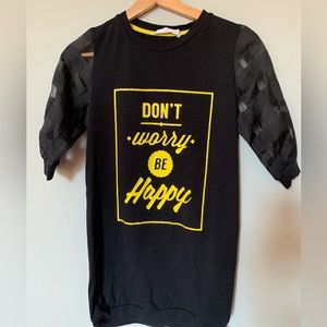 Don’t worry Be happy Dress for girls